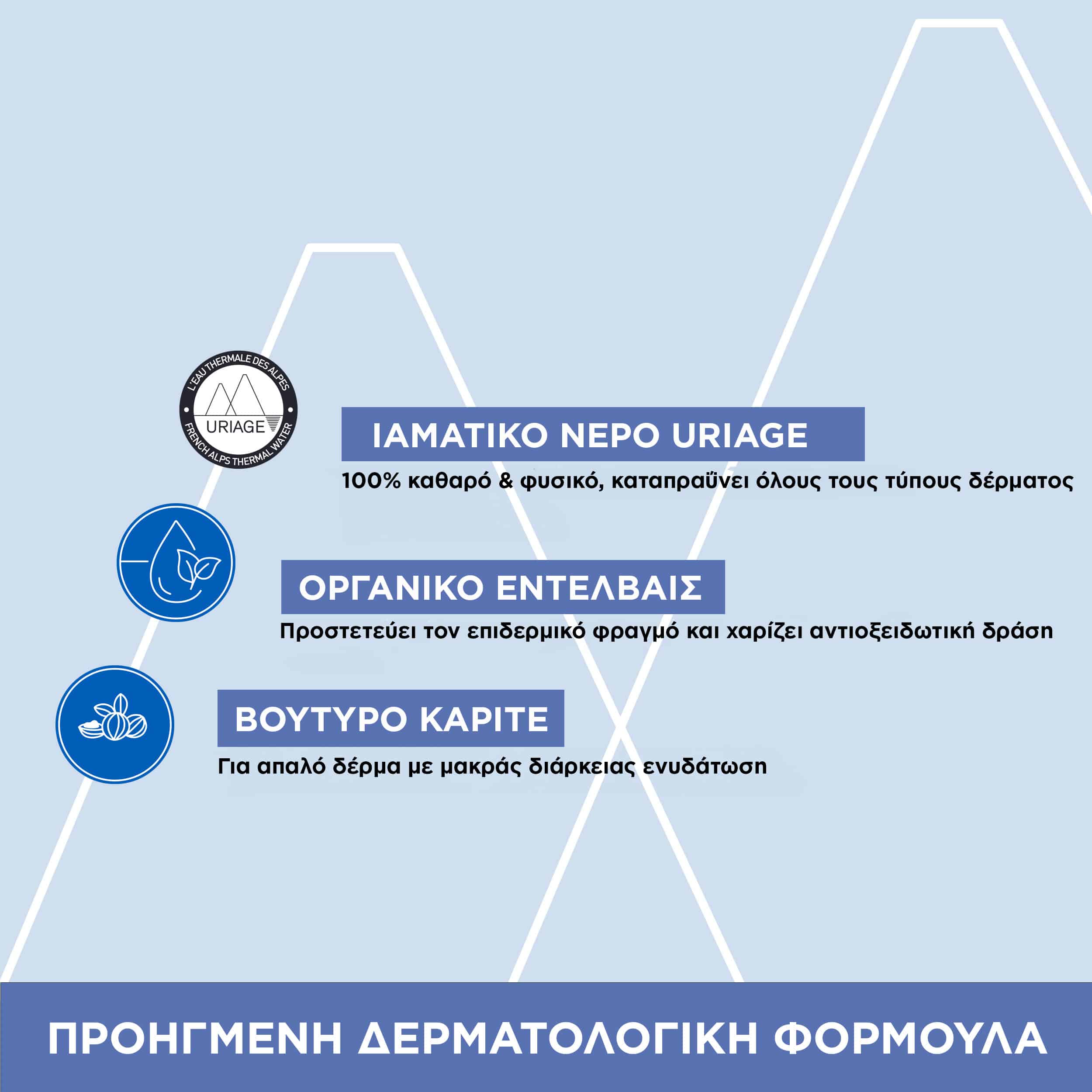 URIAGE - BEBE 1ere Creme Lavante a l'edelweiss bio - 500ml